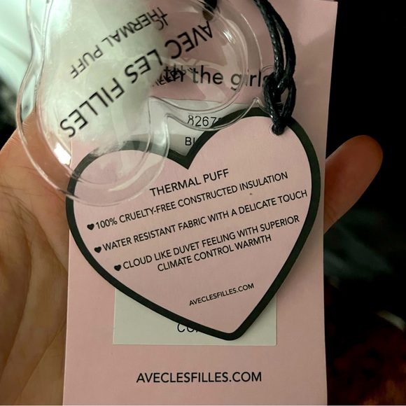 🆕 Brand New - Avec Les Filles Thermalpuff Longline Cloud Duvet Puffer Coat - Picture 11 of 11